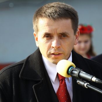 Игорь Швагер на открытии элеватора в Сумской области